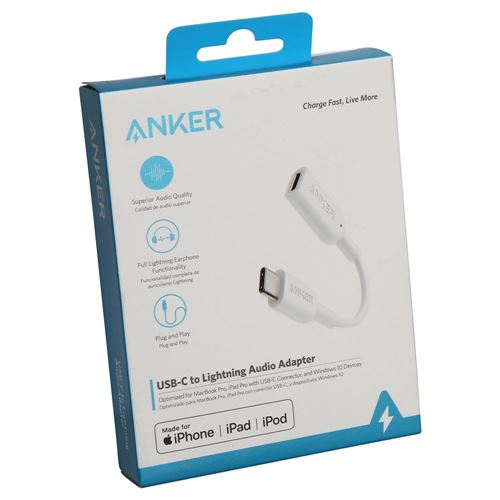 Anker to Lightning Female Audio Adapter - - Micro Center