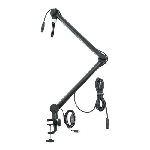 Gator Frameworks Desk-Mounted Broadcast/Podcast Boom Arm Mic Stand