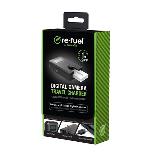 Digipower re-fuel Digital Camera Travel Charger for Canon - Micro