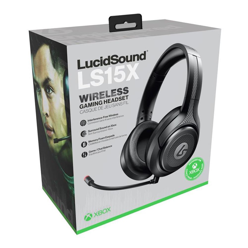LucidSound LS15X Wireless Gaming Headset; Memory Foam Ear Pads, Xbox
