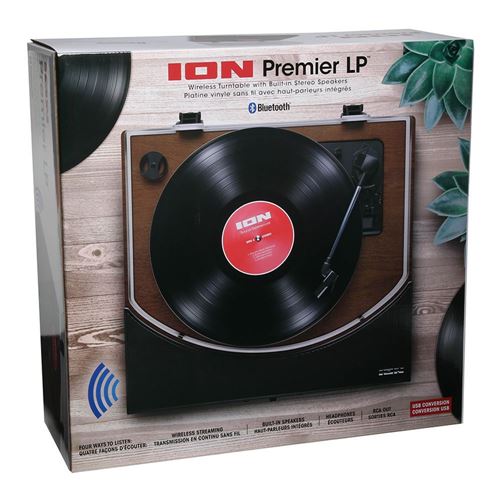 ION AIR LP Wood platine vinyle USB Bluetooth