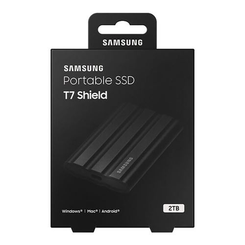 Portable SSD T7 Shield 2TB Noir - MU-PE2T0S/EU - SSD (Solid State Disks)