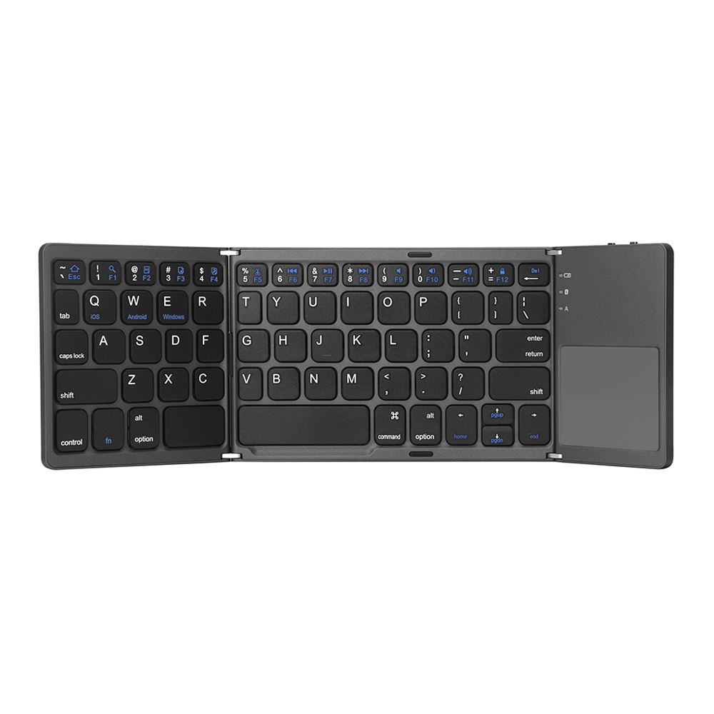 XtremeMac Xtreme Mac Foldable Bluetooth Keyboard - Space Grey - Micro ...