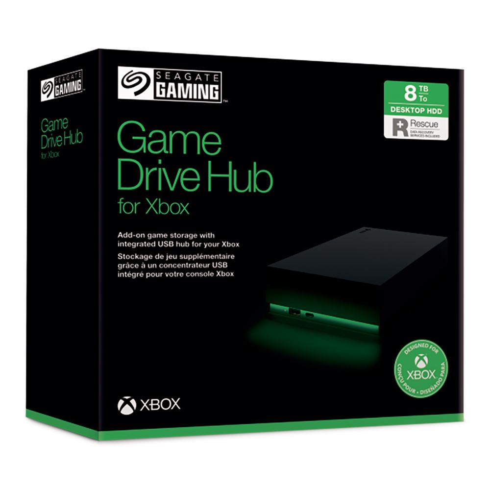 Seagate Game Drive Hub 8TB External Hard Drive Desktop HDD - USB 3.2 ...