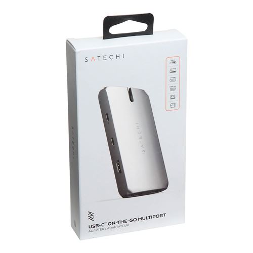 Satechi USB-C On-The-Go Multiport Adapter 9-in-1 Portable USB Hub - Micro