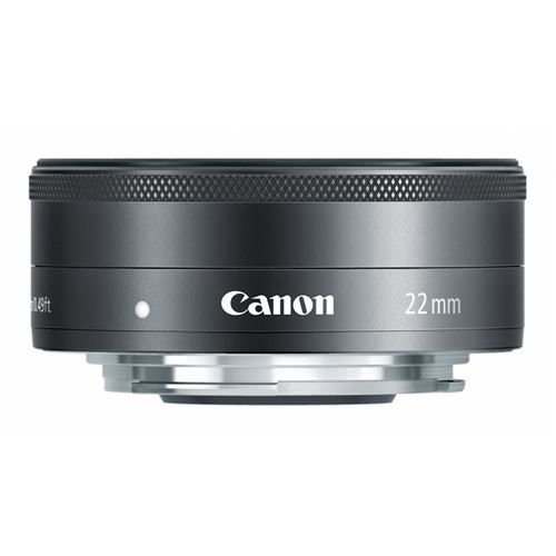 Canon EF-M 22mm f/2 STM (Graphite) - Micro Center