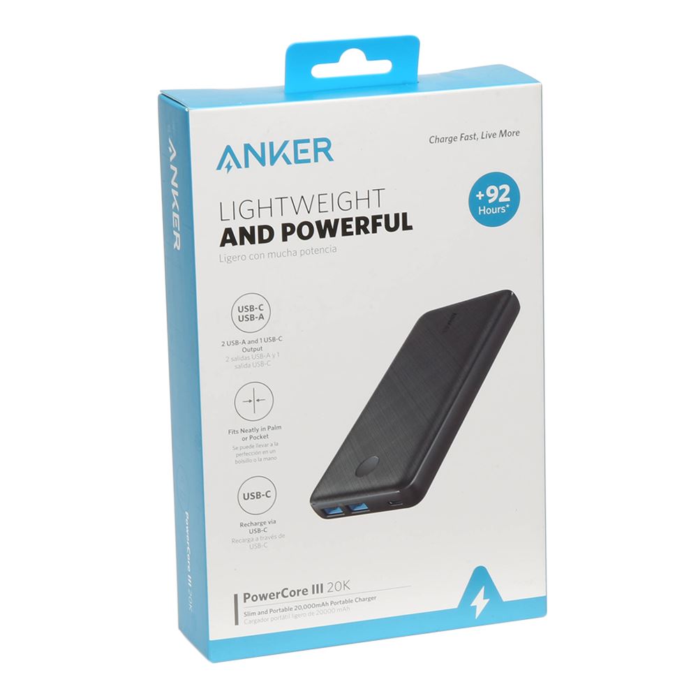 Anker 325 Power Bank (PowerCore 20K) Micro Center