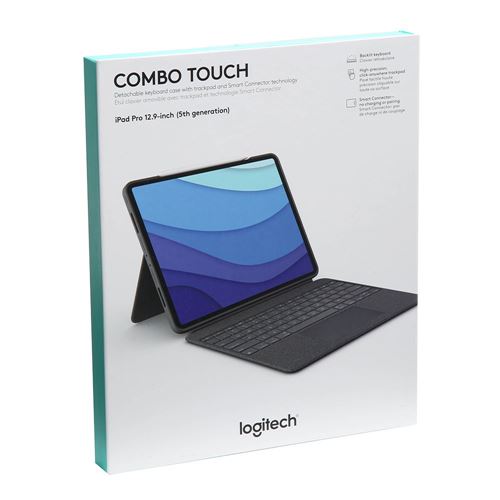 Logitech Combo Touch for iPad Pro 12.9-inch 5th Gen. Backlit