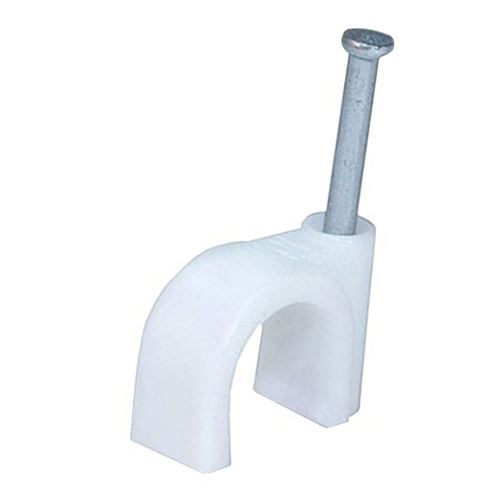 Plastic White Nail Cable Clip, Packaging Size: 100 pieces/packet at Rs  50/pack in Bengaluru