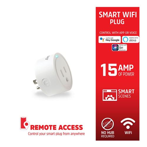 Smart Wifi 15A Wall Plug (2 pack) - Energizer