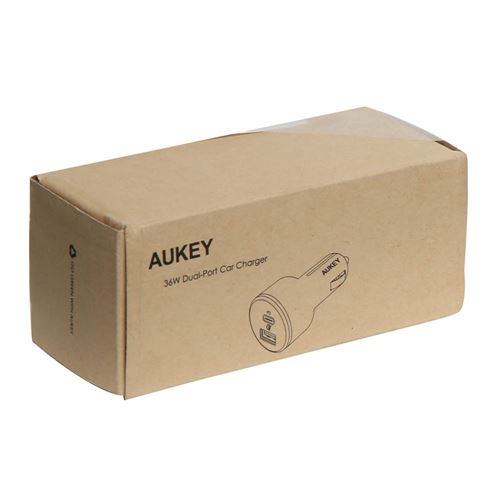 Aukey Essential 36W Dual Port Car Charger - Micro Center