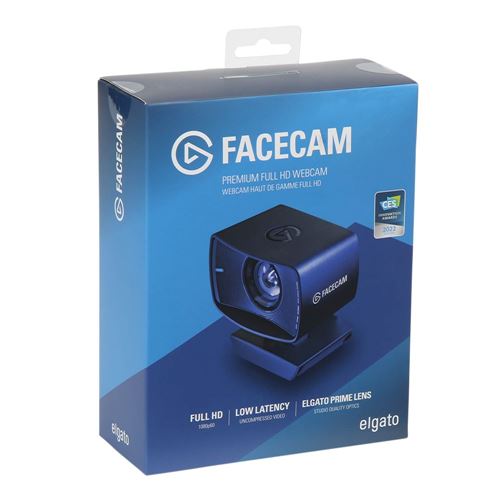 Elgato Facecam Full HD 1080 Webcam for Video Conferencing Gaming Streaming