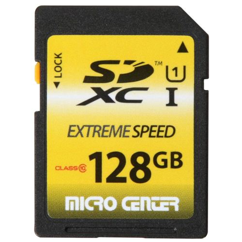 Micro Center 128GB SD Card UHS-I Class 10 SDXC Flash Memory Card - Micro  Center