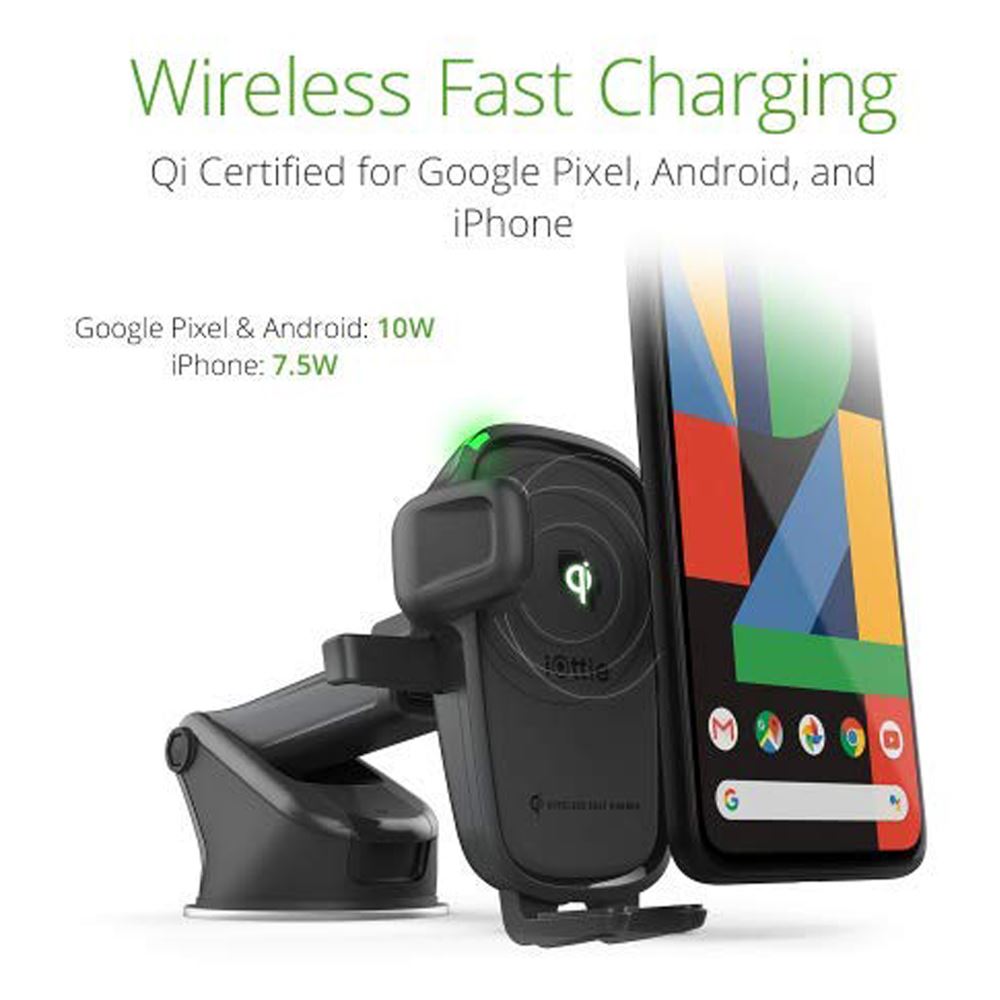 iOttie Wireless Car Charger Easy One Touch Wireless 2 Qi Charging