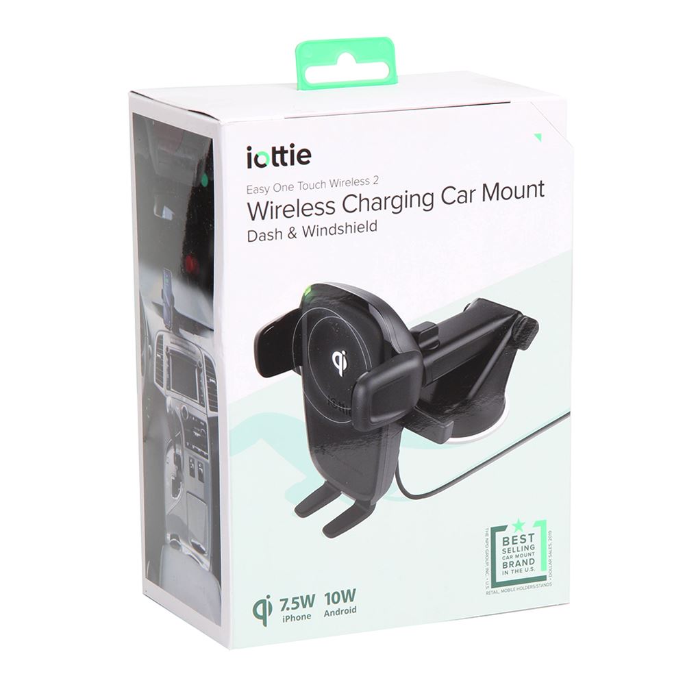 iottie car charger easy one touch wireless 2 qi charging