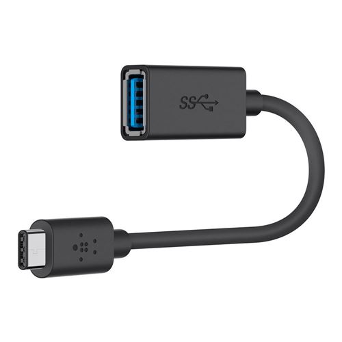 Belkin USB 3.1 (Gen 1 Type-C) Male to 3.1 (Gen 1 Type-A) Female Adapter Cable - Black - Micro Center