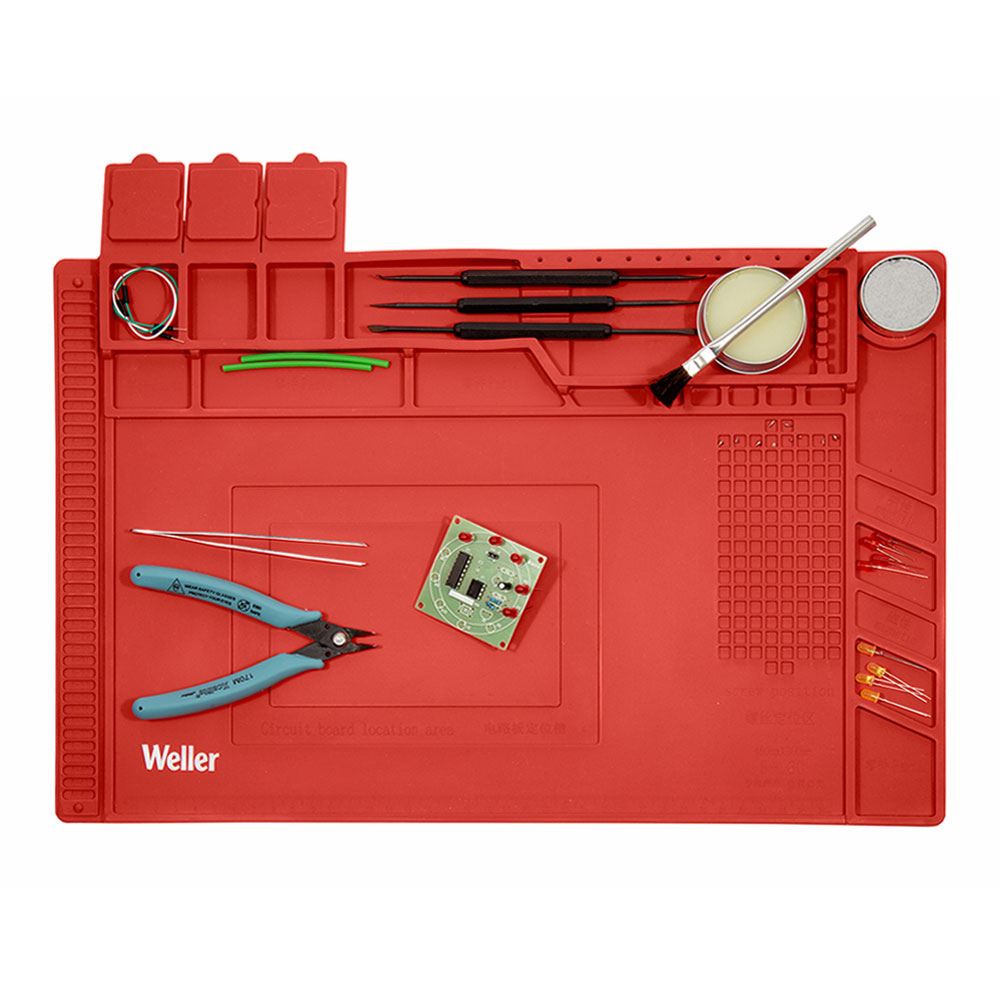 Weller WLACCWSM2-02 - Mat, Medium Soldering Work Station,11.75X17.5 Weller WLACCWSM2-02 - Mat, Medium Soldering Work Station,11.75X17.5