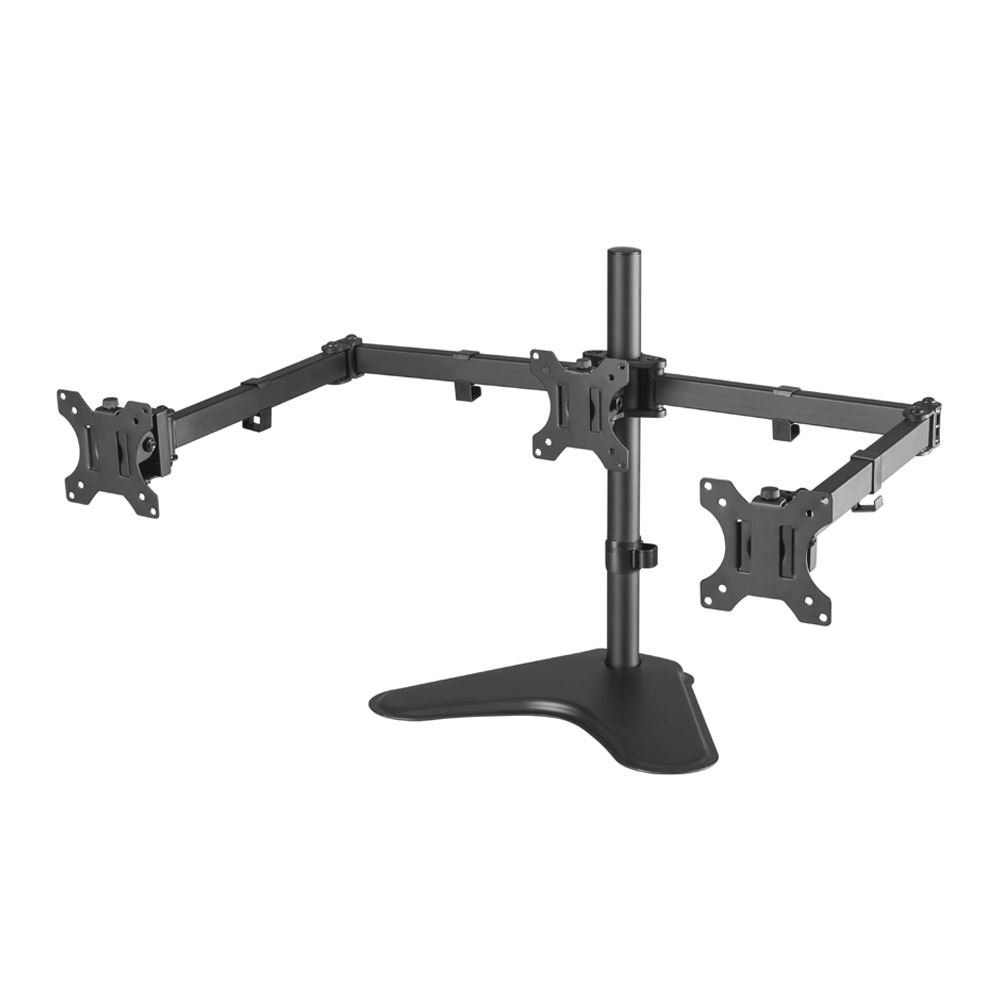 Inland LDT12-T034N Triple Monitor Stand for Monitors 13 - 27