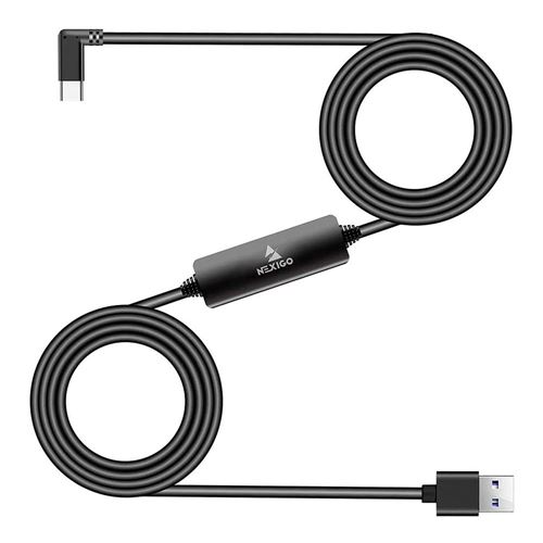 Stille Footpad hale NexiGo USB 3.2 Gen 1 Type-C to A 32 ft. Link Cable for Oculus Quest and  Quest 2 Headset - Black - Micro Center
