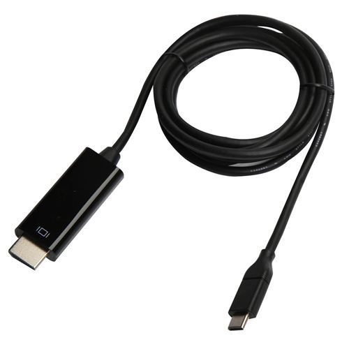 Inland 3.1 Type-C) Male to HDMI Male Video Adapter Cable 6 ft. - Black - Micro Center