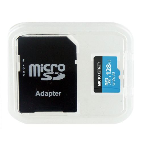 HP HP Micro SD Card 128GB with Adapter A1 U3 V30 (Purple) 128 GB MicroSDXC  Class 10 100 MB/s Memory Card - HP 