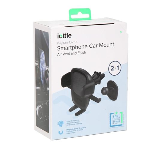 iOttie Easy One Touch 5 Air Vent Car Mount Phone Holder for iPhone,  Samsung, Moto, Huawei, Nokia, LG, Smartphones - Micro Center