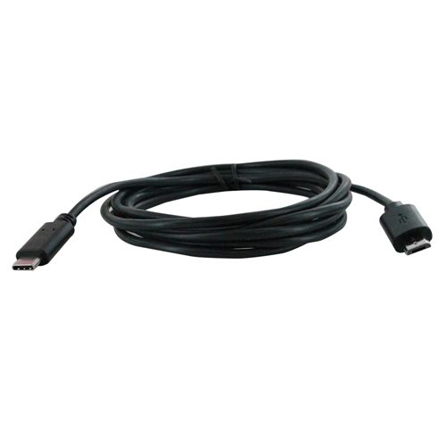 lække Guvernør kæde Inland USB 2.0 (Type-C) Male to Micro-USB (Type-B) Male Cable 3.28 ft. -  Black - Micro Center