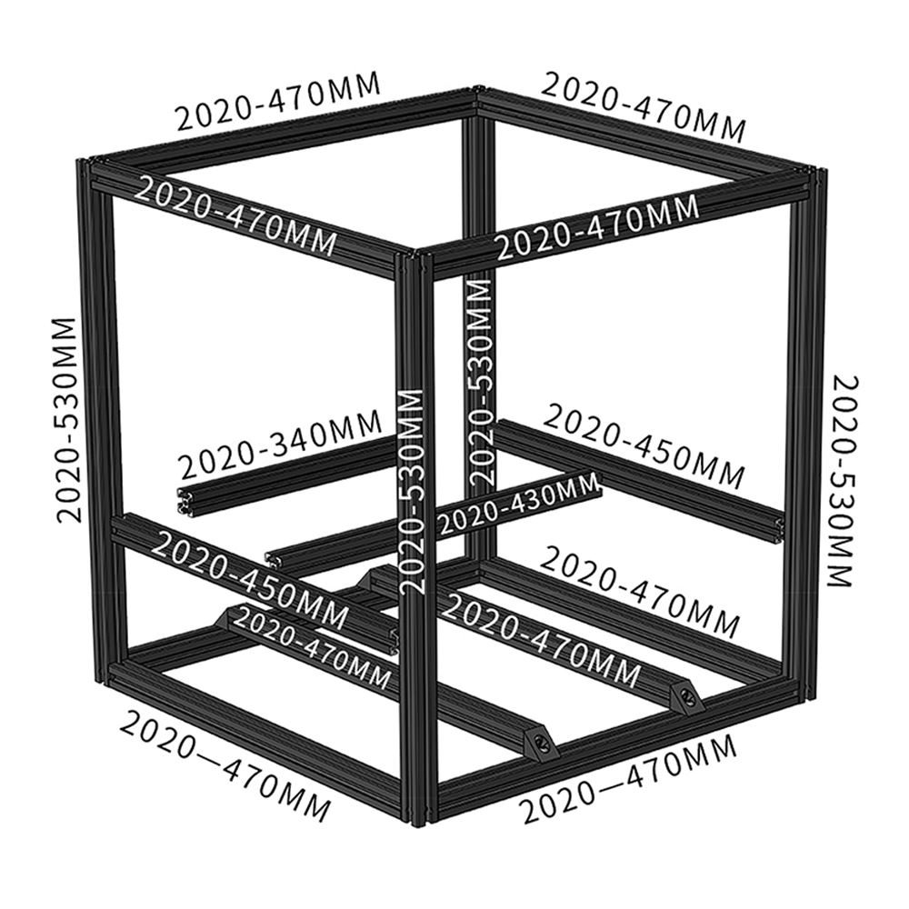 VORON V2.4 Aluminum Frame Kit Parts Set For Voron 2.4 3D Printer