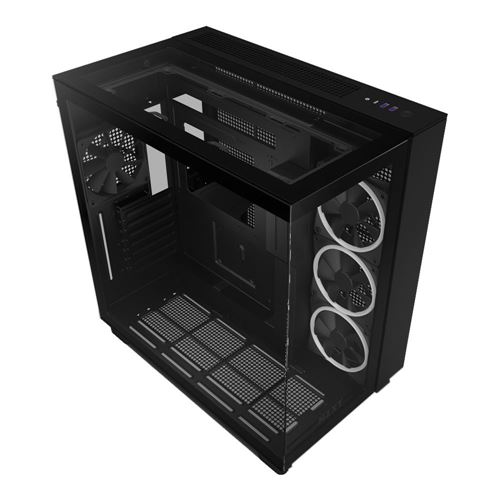 NZXT H7 Elite - Premium Mid-Tower PC Gaming Case - RGB LED & Smart Fan  Control - Tempered Glass - Black 