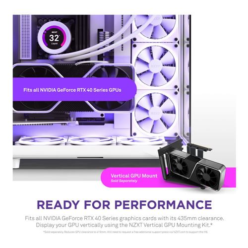 NZXT H9 Elite Dual-Chamber ATX Mid-Tower PC Case, Unique Glass