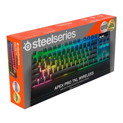 SteelSeries Apex Pro TKL Wireless 2023 Ed Esports Tenkeyless Mechanical  Gaming Keyboard - Micro Center