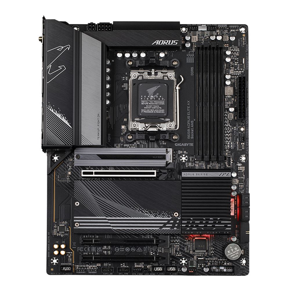 Gigabyte B650 AORUS Elite AX AMD AM5 ATX Motherboard - Micro Center