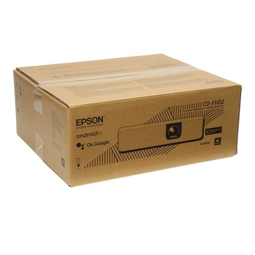 Epson EpiqVision Flex CO-FH02 Full HD 1080p Smart Streaming Portable  Projector, 3-Chip 3LCD, Android TV, Bluetooth White V11HA85020 - Best Buy