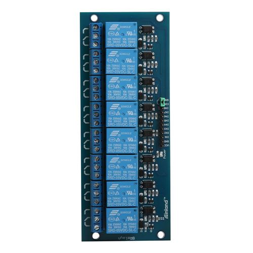 Inland 8 Channel 5V Relay Module for Arduino - Micro Center