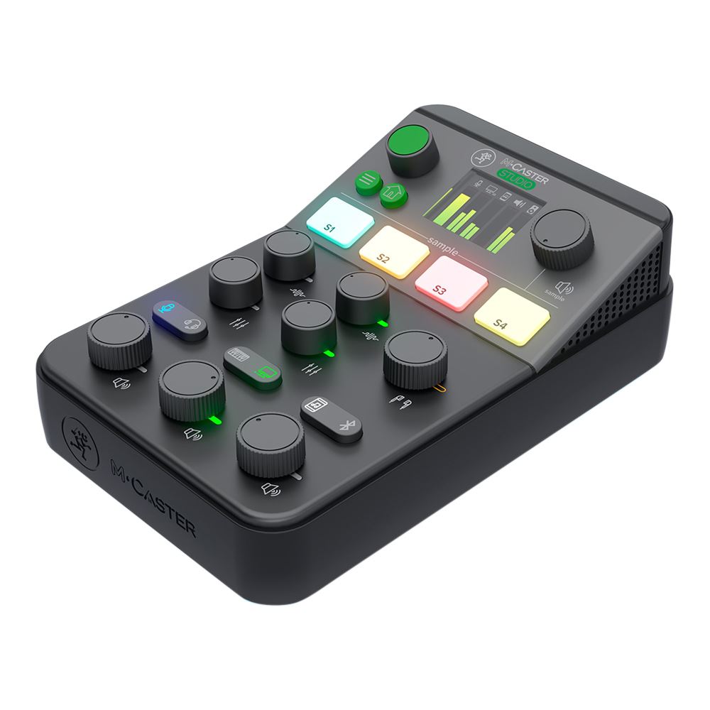 Mackie M-Caster Studio Live Streaming Mixer - Black - Micro Center