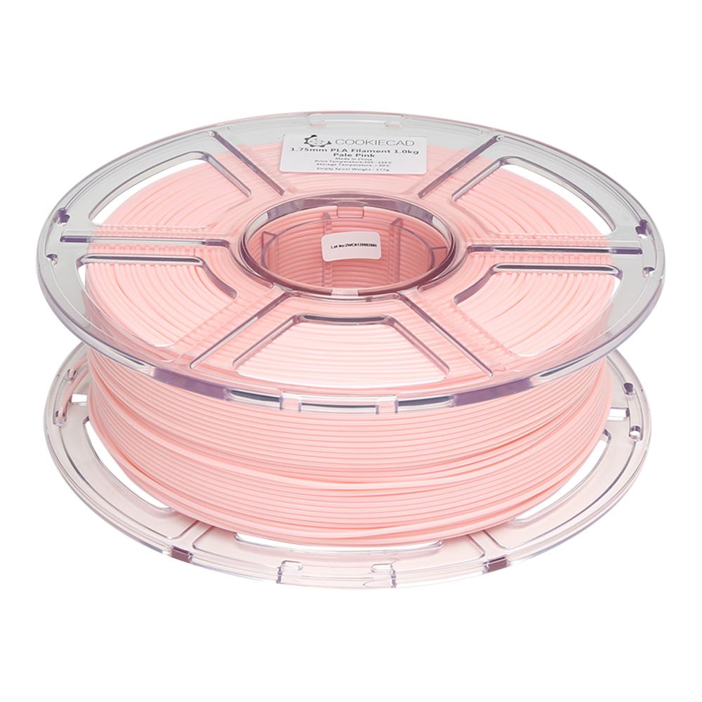 Cookiecad 1.75mm Pink Chip PLA 3D Printer Filament - 1kg Spool (2.2 Lbs ...