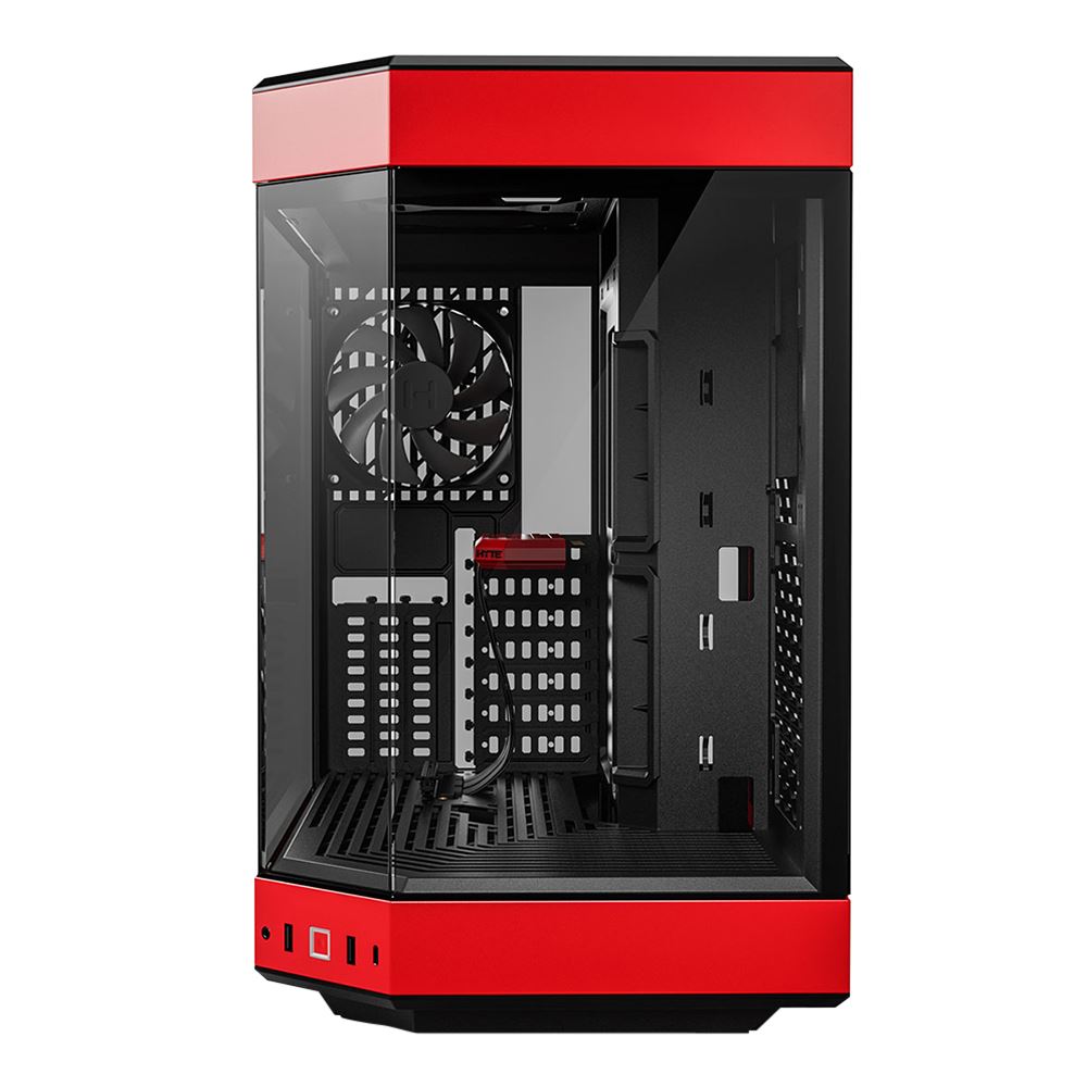 Hyte Y60 Modern Aesthetic Dual Chamber Panoramic Tempered Glass Mid Tower Atx Computer Gaming