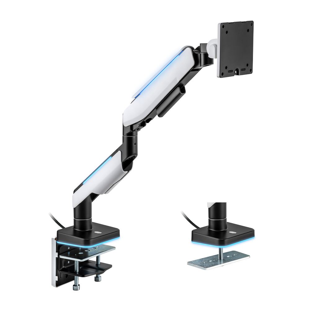 Inland LDT61C012L HeavyDuty RGB Gaming Monitor Arm Micro Center