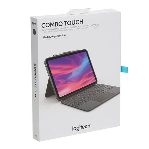 Logitech Combo Touch for iPad 10.9-inch (10th generation) - Oxford Grey -  Micro Center