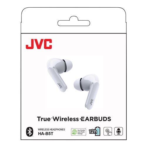 JVC New Gumy True Wireless Earbuds Headphones, Long Battery Life (up to 24  Hours), Sound with Neodymium Magnet Driver, Water Resistance (IPX4) 