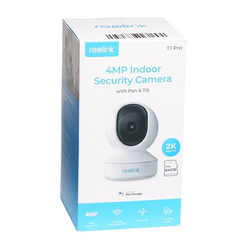 40 IR T1 AC Powered Security Resolution; ft. WiFi - Micro Reolink Range; Camera; 4MP Indoor; Center Pro Connectivity;