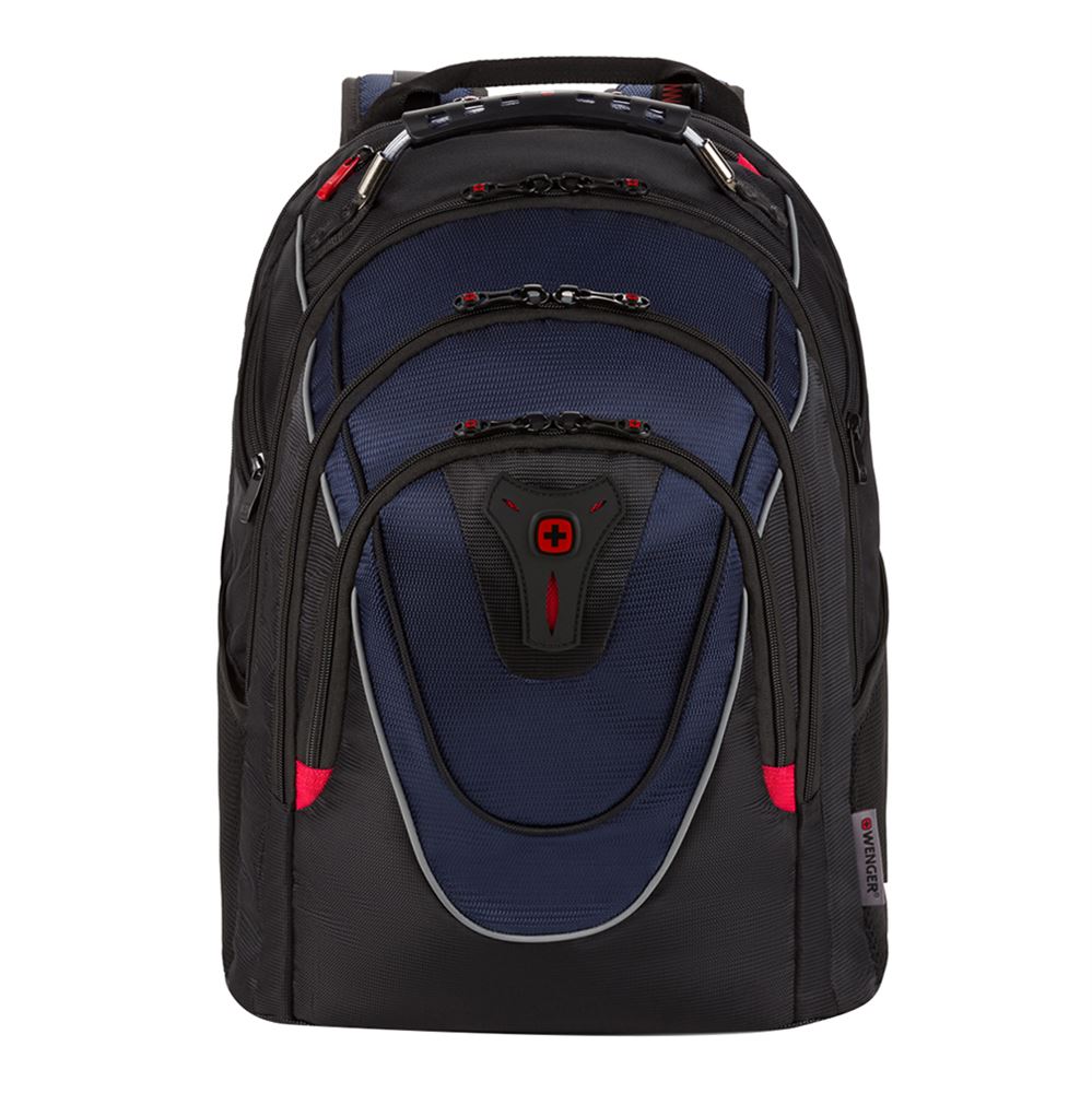 Swiss Gear Wenger Ibex 17-inch Laptop Backpack - Black/Navy - Micro Center