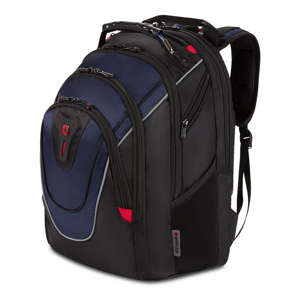 Swiss Gear Wenger Ibex 17inch Laptop Backpack Black/Navy Micro Center