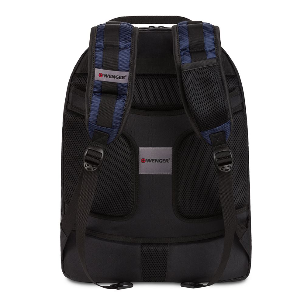 Swiss Gear Wenger Ibex 17inch Laptop Backpack Black/Navy Micro Center