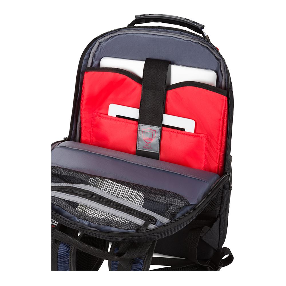 Swiss Gear Wenger Ibex 17inch Laptop Backpack Black/Navy Micro Center