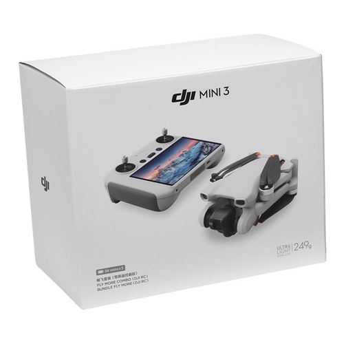 DJI Mini 3 Pro avec DJI RC + 128Go + Fly More Combo Kit