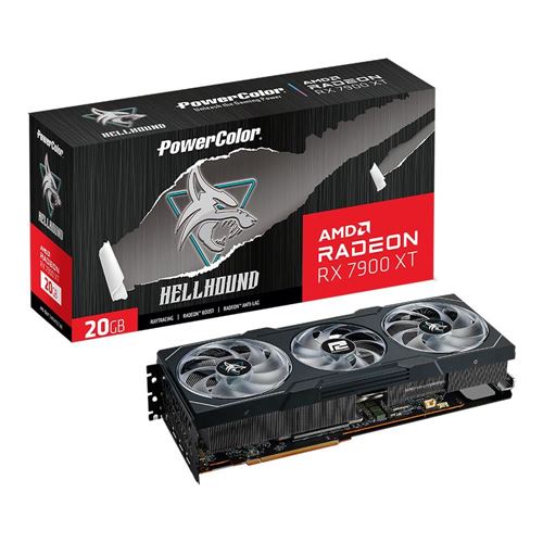 PowerColor AMD Radeon RX 7900 XT Triple Fan 20GB GDDR6 PCIe 4.0 Graphics  Card - Micro Center