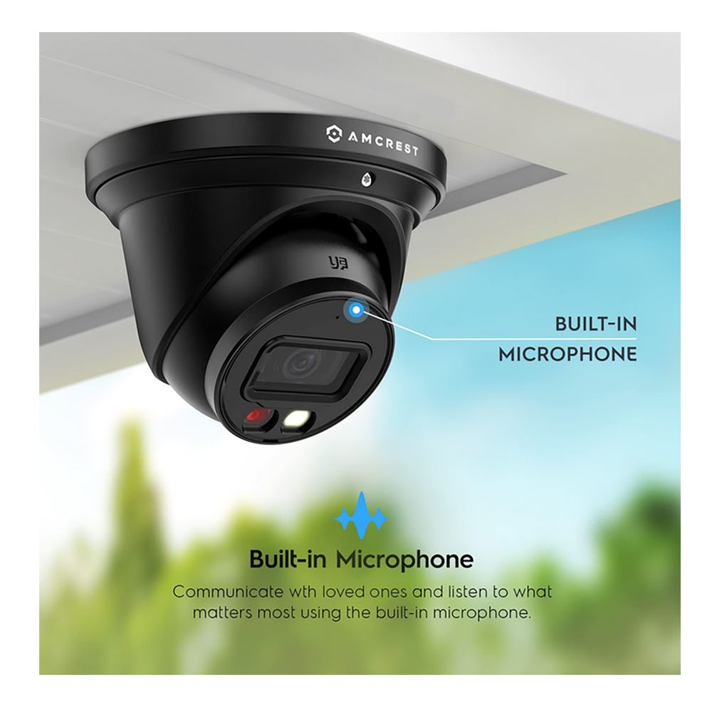 Amcrest Ultra HD Turret Security Camera; Indoor/Outdoor; 4k Resolution ...