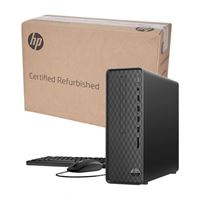 HP Slim S01-pF2013w Desktop Computer (Refurbished); Intel