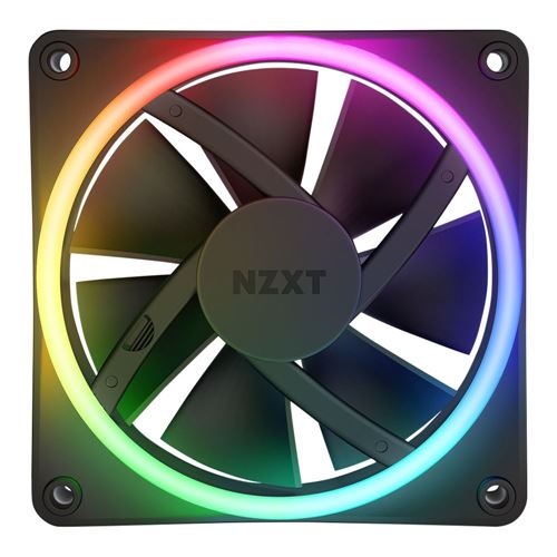 NZXT F120 RGB Core Fluid Dynamic Bearing 120mm Case Fan - Black - Micro  Center